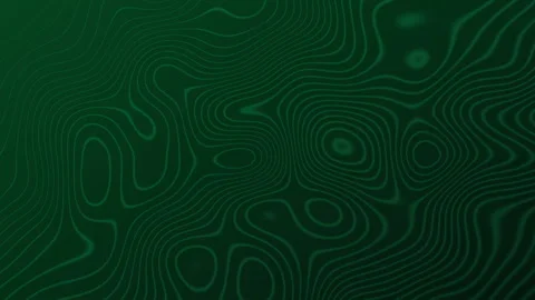 Abstract green topographic pattern with flowing contours and intricate design Stock Footage 315400118