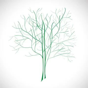 Abstract green tree. Stock Illustration