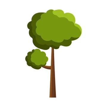 Abstract green tree on white background - Vector Abstract green tree on wh... Stock Photos