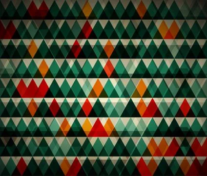 Abstract green triangle background Stock Illustration