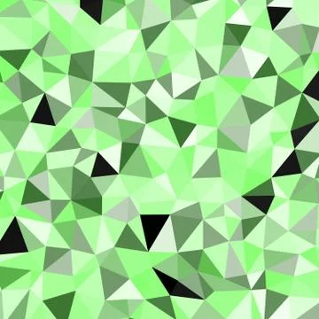 Abstract green triangle background Stock Illustration