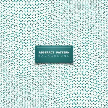 Abstract green triangle pattern mesh minimal cover design background. Stock Illustration