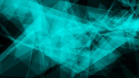 Abstract Green Triangle Polygon Geometric Screensaver Background Stock Footage 101408695