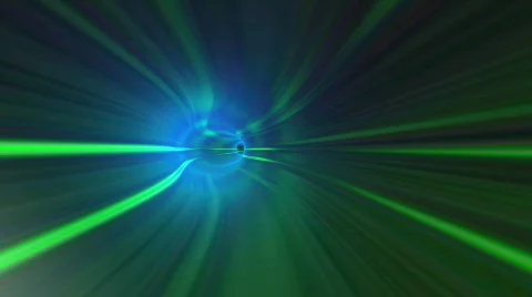 Abstract green tunnel background Stock Footage 617452