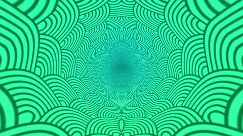 Abstract Green Tunnel Stock Footage 289128792