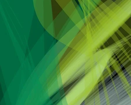 Abstract green vector background banner, transparent wave lines shapes Stock Illustration