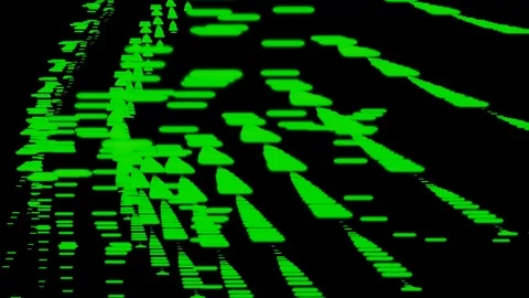 Abstract green vj loop 02 Stockbeeldmateriaal 91555735