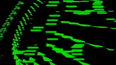 Abstract green vj loop 03 Stockbeeldmateriaal 91555729