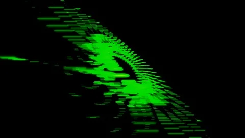 Abstract green vj loop 04 Stockbeeldmateriaal 91555728