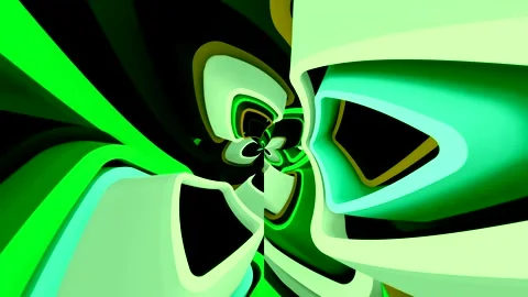 Abstract Green Vortex Stock Footage 289121798