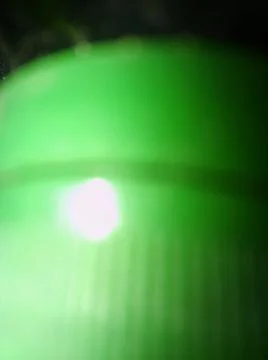 Abstract green wallpaper with different elements and particles Stock Photos