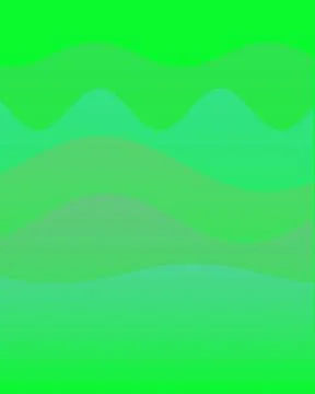 Abstract Green Wave Background with Fluid Wavy Layers for Minimalist Graphi.. イラスト素材