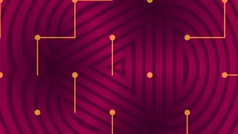 Abstract green wave background with glowing futuristic tech lines Stock Footage 336504617