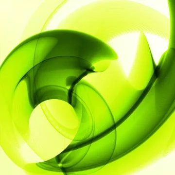 Abstract green, wave background Stock Illustration