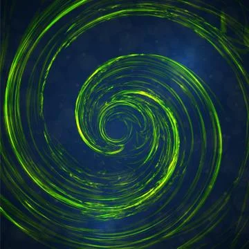 Abstract green, wave background Stock Illustration