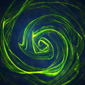 Abstract green, wave background Illustrazione stock