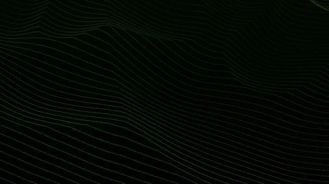 Abstract green wave background. Technology big data background. Motion of dig Stock Illustration