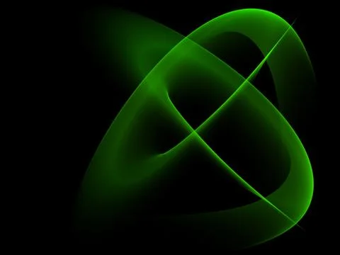 Abstract Green Wave Backgrounds Stock Illustration