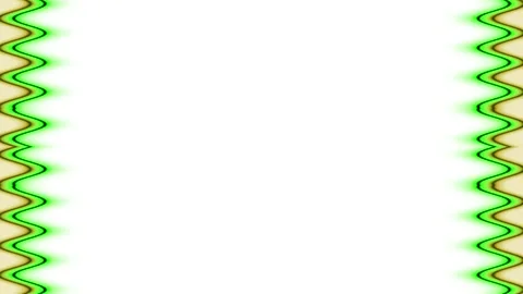 Abstract Green Wave Border Stock Footage 284402883