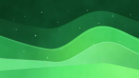 Abstract green wave motion graphic with glowing lines and texture pattern Stock Footage 346736130