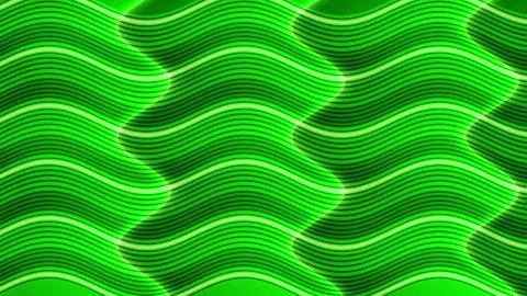 Abstract Green Wave Pattern Stock Footage 284405320