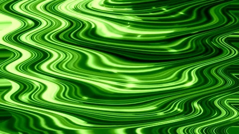 Abstract Green Wave Pattern Stock Footage 289123234