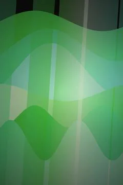 Abstract Green Wave Pattern Stock Photos