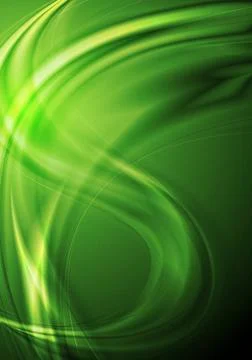 Abstract green waves background. Vector design eps 10 Abstract green waves... Foto stock