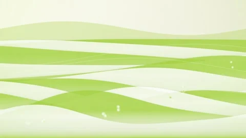 Abstract Green Waves Flowing Background - Smooth Organic Lines and Soft Light Stock Footage 346661735