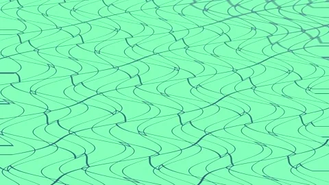 Abstract Green Waves Stock Footage 289131005