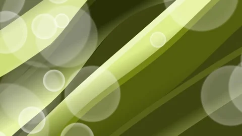 Abstract green waves with translucent bubbles motion. Stock Footage 328695280