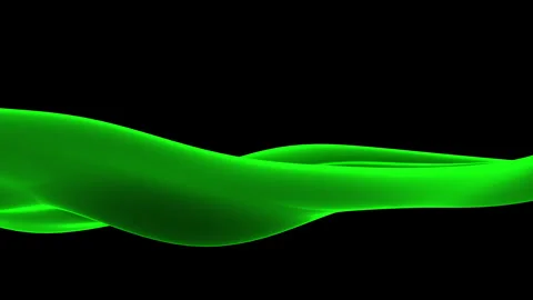 Abstract green wavy background Video stock 242315820