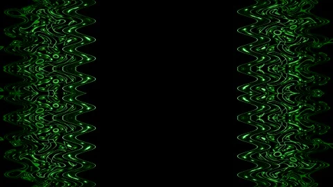 Abstract Green Wavy Border Design Stock Footage 284397945