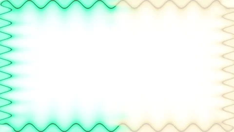 Abstract Green Wavy Border Frame Stock Footage 284403199