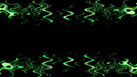 Abstract Green Wavy Design Stock Footage 284407811