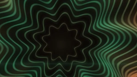 Abstract Green Wavy Line Pattern Stock Footage 340496240