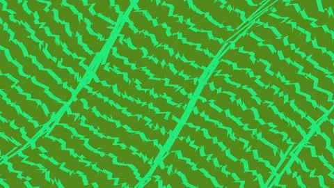 Abstract green wavy line pattern background Stock Illustration