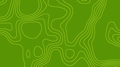 Abstract Green Wavy Lines Background Stock Footage 290819816