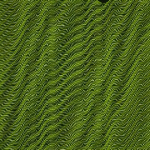 Abstract Green Wavy Lines Pattern - Digital Art Background Stock Footage 347809748