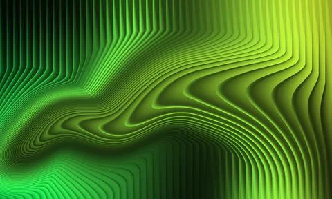 Abstract green wavy pattern Stock Illustration