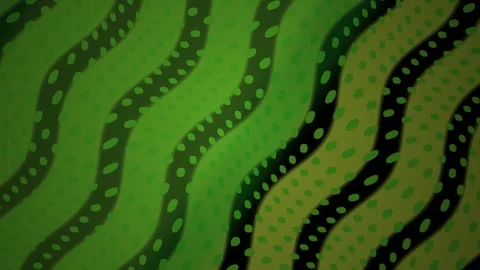 Abstract Green Wavy Pattern Motion Background with Dynamic Flowing Lines. Stock Footage 341795352