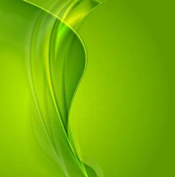 Abstract green wavy vector background Abstract green wavy vector backgroun... Stock Photos