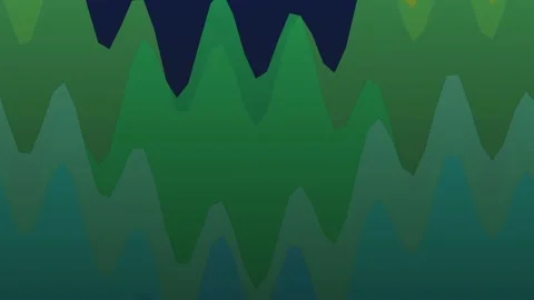 Abstract Green Wavy Zigzag Layers Background Stock Footage 337516174