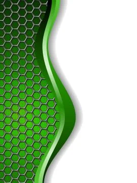 Abstract green white background Stock Illustration