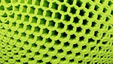 Abstract green wicker. Stock Illustration