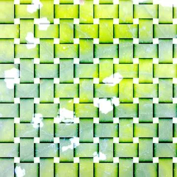 Abstract Green Woven Pattern Texture for Modern Background and Creative Dec.. Stock Illustration