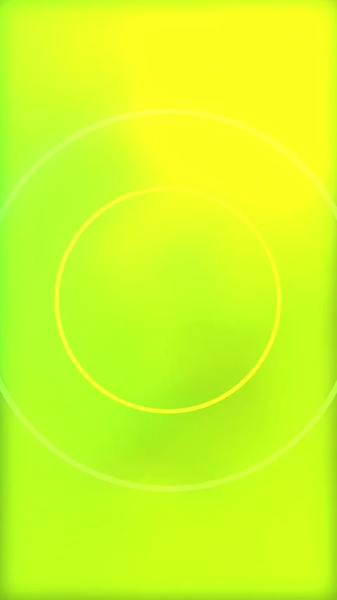 Abstract green yellow gradient loop motion graphic with glowing circles pattern Stock Footage 346736128