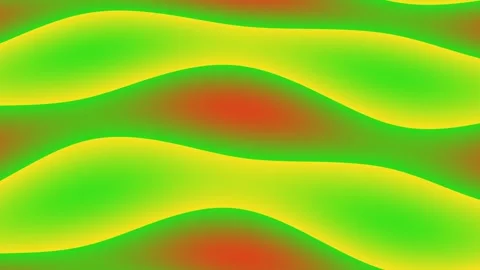 Abstract green yellow red patterns ripple across textured backdrop Stock Footage 328912832