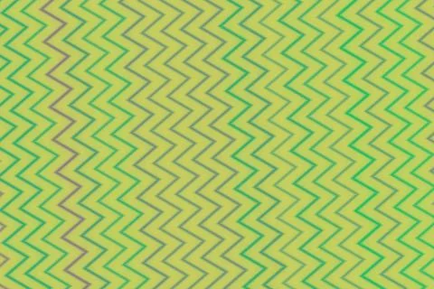 Abstract green yellow zigzag pattern background 스톡 일러스트