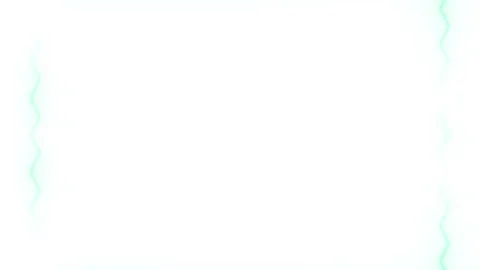 Abstract Green Zigzag Frame Stock Footage 284399401